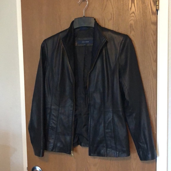 Cole Haan Genuine Leather Jacket - Picture 7 of 7